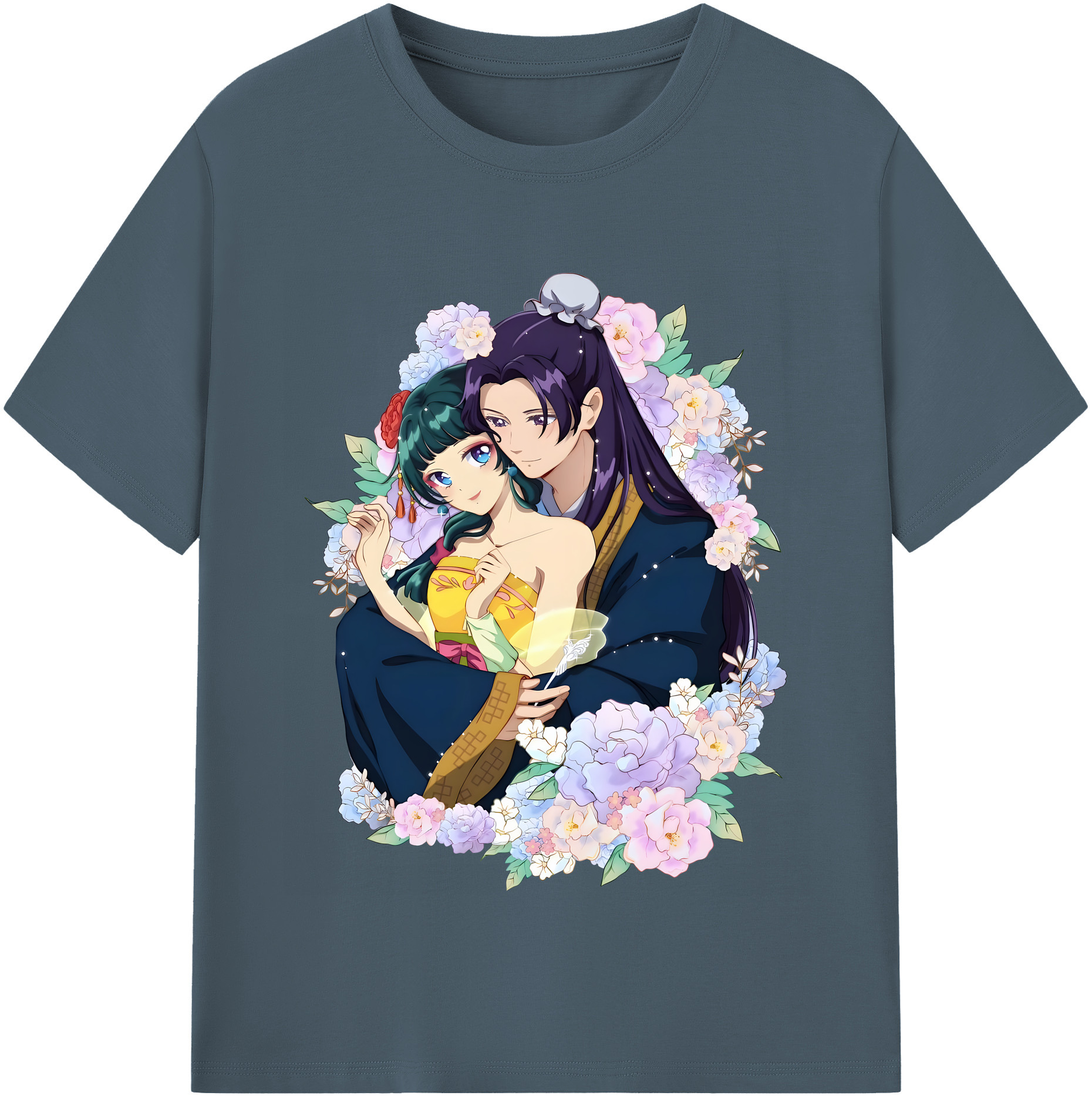 （画像用） 薬屋のひとりごと The Apothecary Diaries 綿100％半袖Tシャツ（フロントプリント）